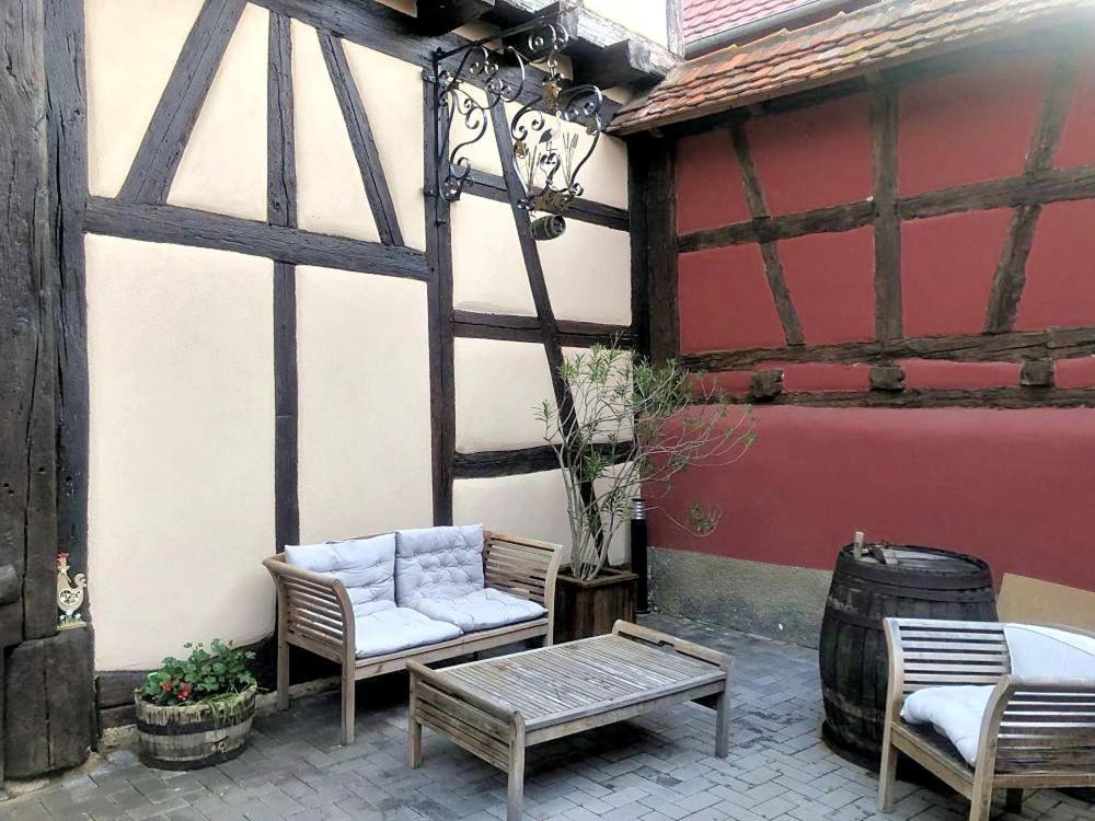 Gite De L'Ours Grognon Dambach-la-Ville Exterior foto